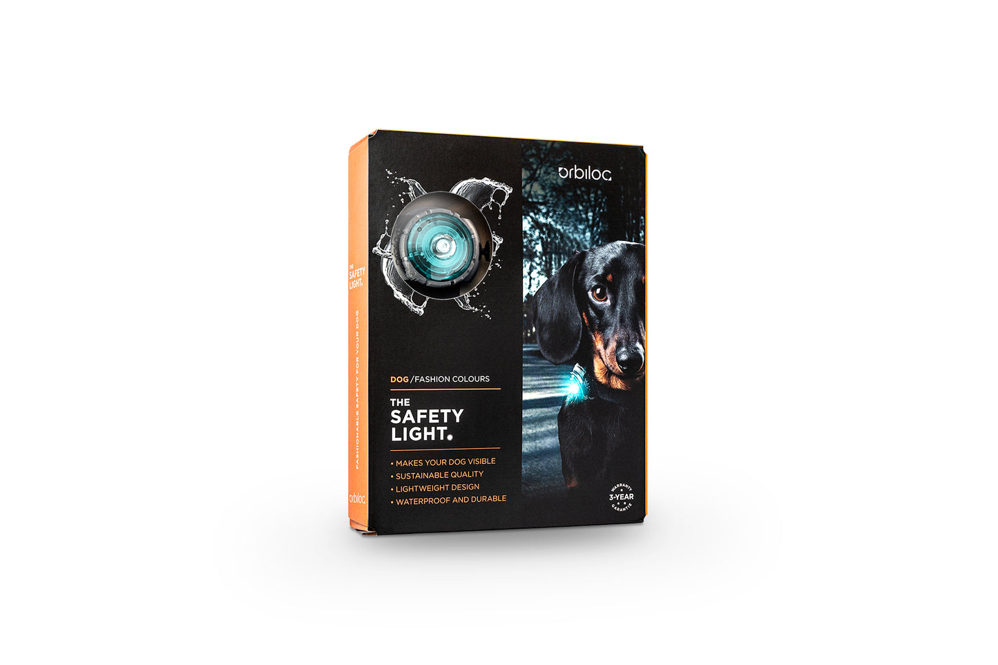 Orbiloc - Dog Dual Safety Light (Turquoise)