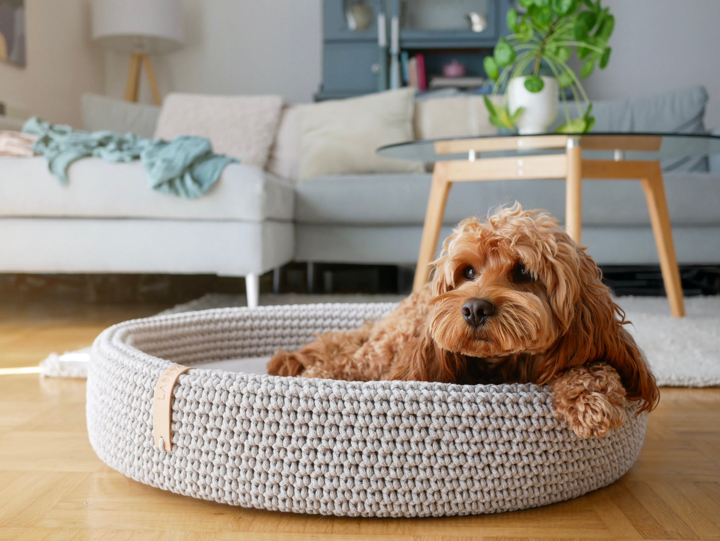 Labbvenn - Lukko Dog Bed (Light Grey)