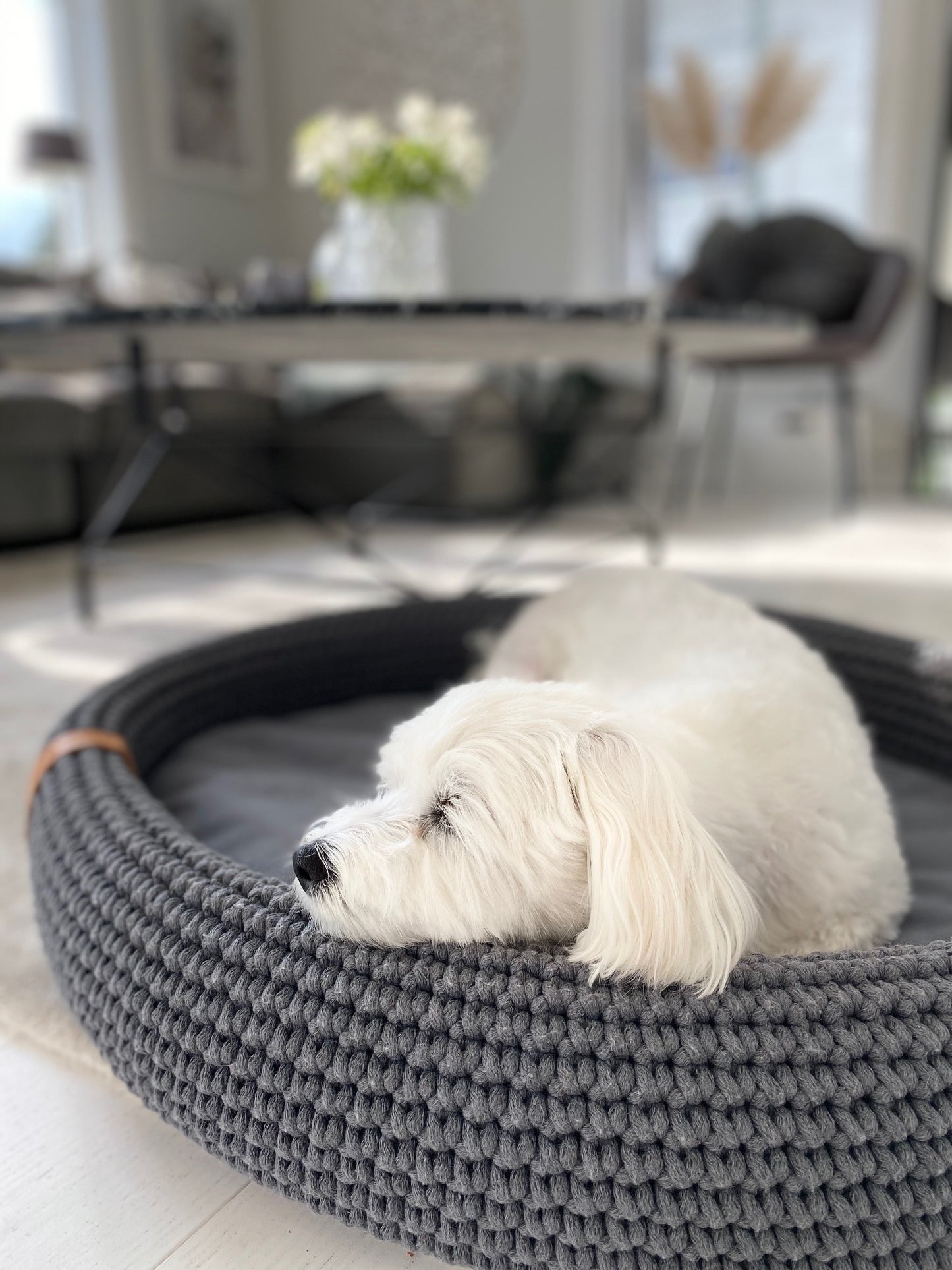 Labbvenn - Lukko Dog Bed (Anthracite)