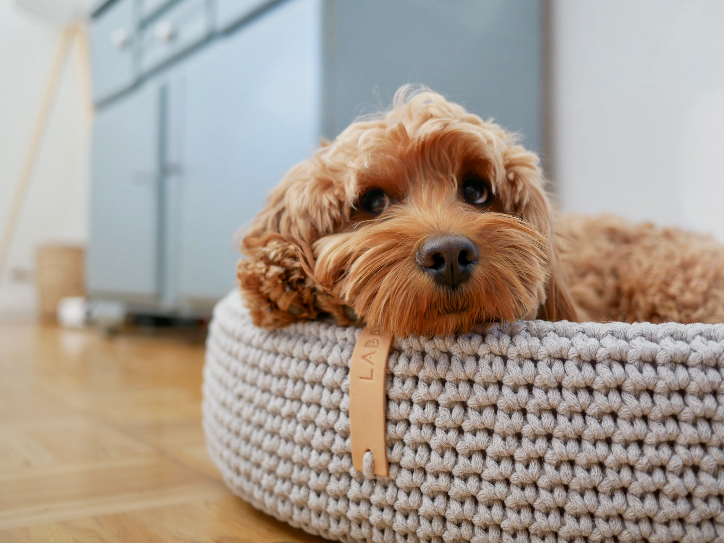 Labbvenn - Lukko Dog Bed (Light Brown)