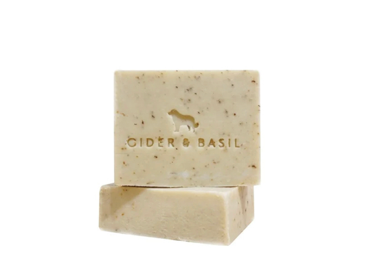 Cider and Basil - Botanical Dog Shampoo Bar (Peppermint & Hemp Seed Oil)