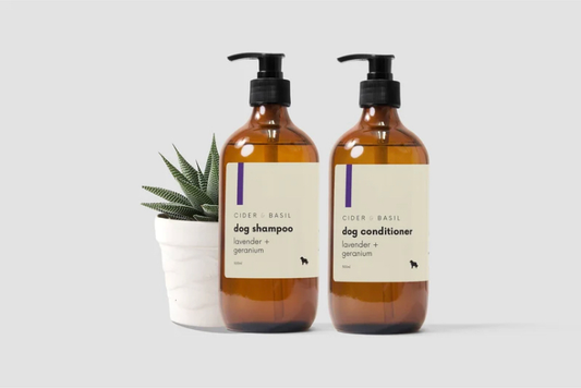 Cider & Basil- Wild Lavender and Geranium Leave Shampoo & Conditioner Combo set